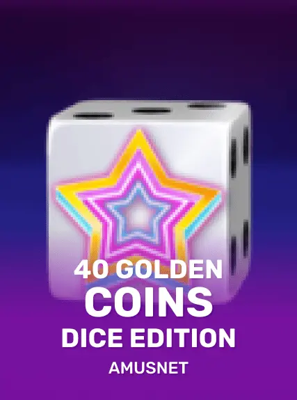 40 Golden Coins Dice Edition game tile